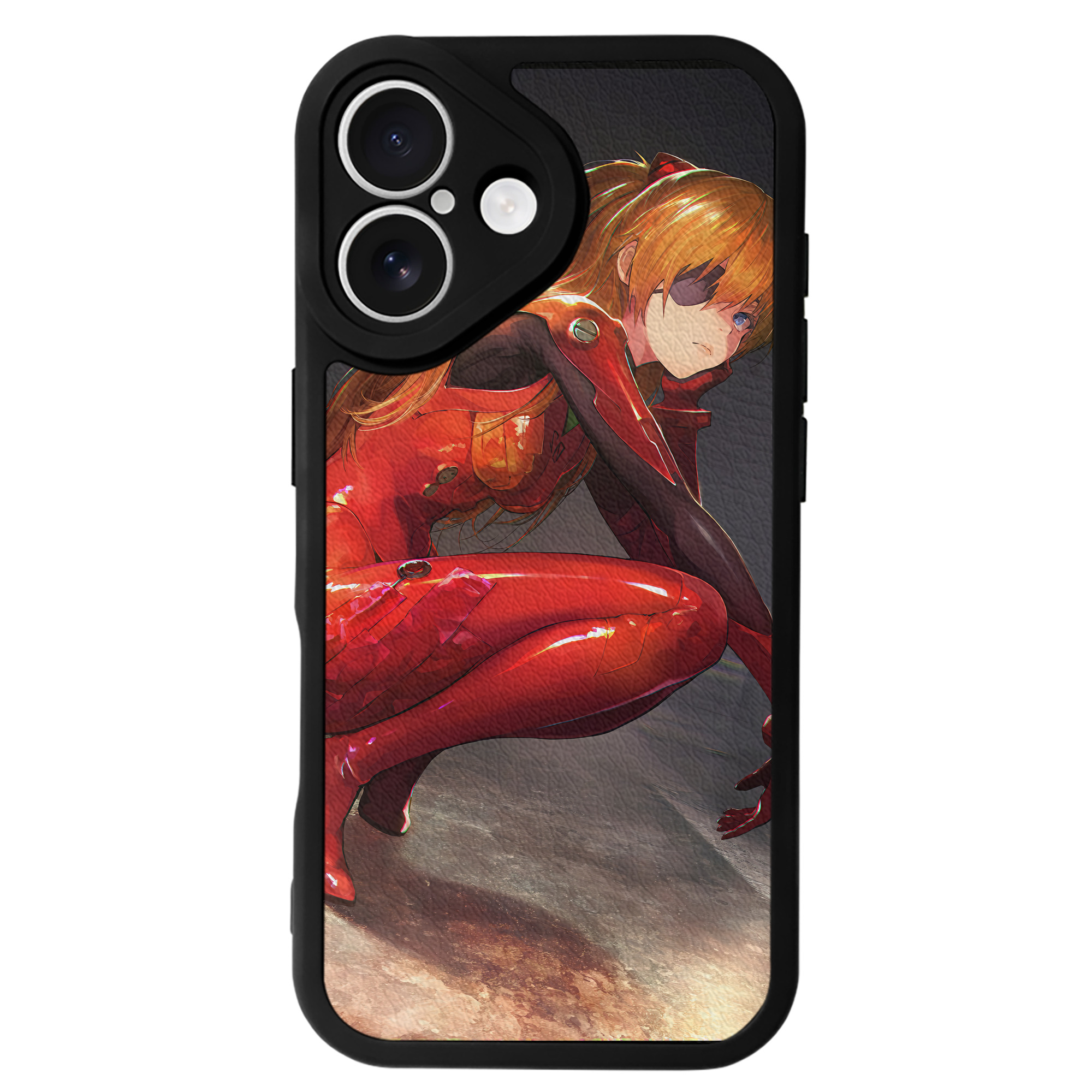 （画像用） EVA 新世紀エヴァンゲリオン 【iPhone 16シリーズ対応】シリコンスマホケース（レザー調） 材質：シリコン